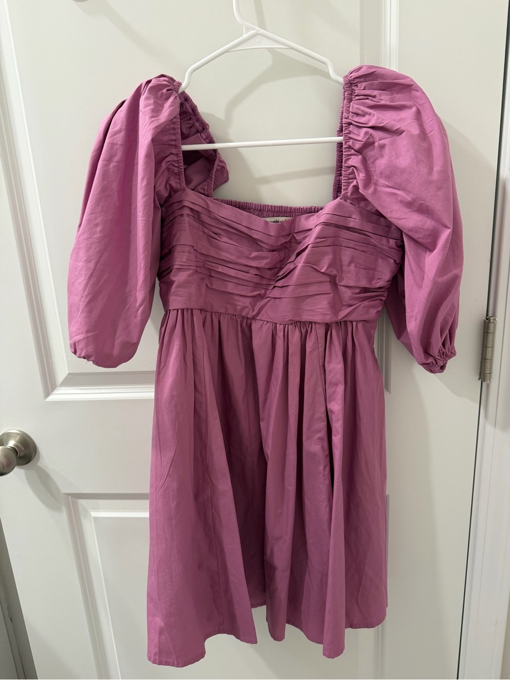 Abercrombie & Fitch Emerson Puff Sleeve Mini Dress